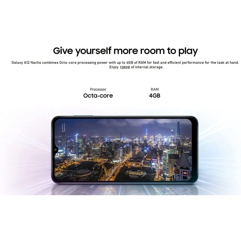 Samsung Galaxy A12 (A127F) 128GB Dual SIM, GSM Unlocked, (CDMA Verizon/Sprint Not Supported) Smartphone International Version (Fast Car Charger Bundle) No Warranty (Black) - Image 4